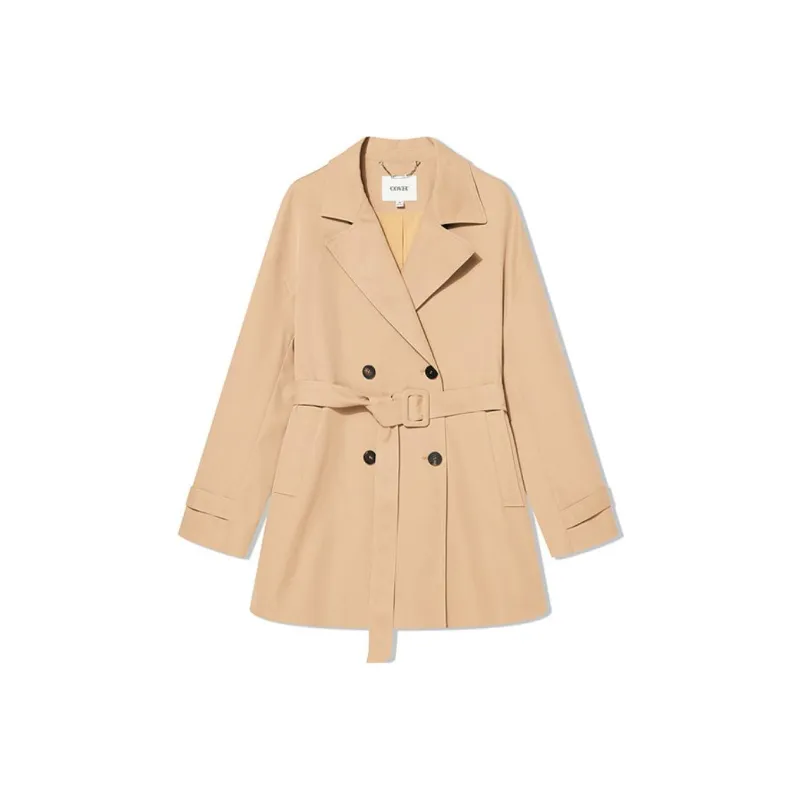 COVERINS Trench Coat Women's Camel-0