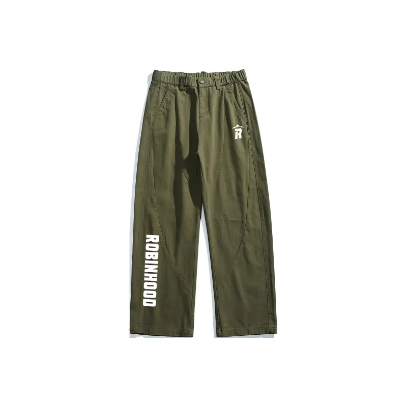 ROBINHOOD Casual Pants Unisex Black-12