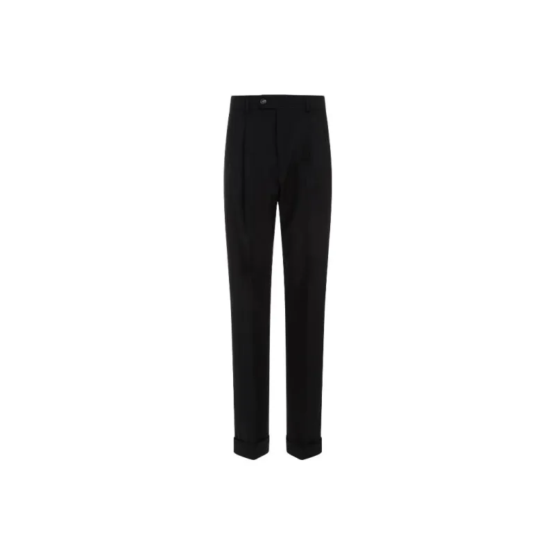 SportMax Button Detailed Straight Leg Pants-0