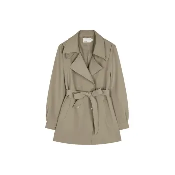 IHIMI Trench Coat Women's Green Khaki