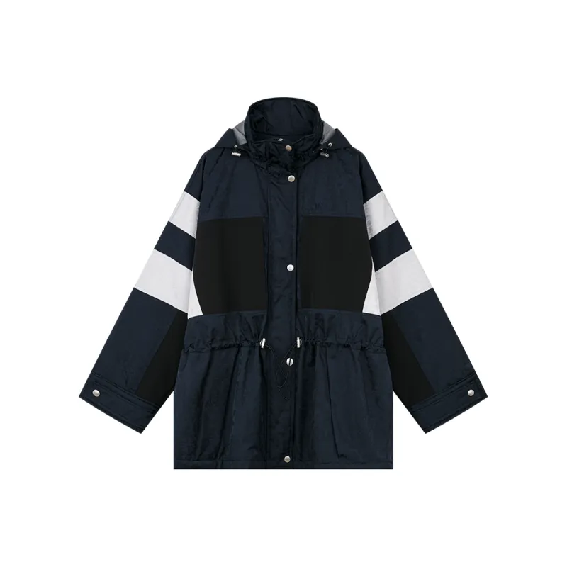 UOOYAA Puffer Jacket Women's Navy Blue-0
