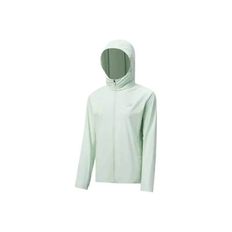 XTEP Trench Coat Women's Light Fruit Green-0
