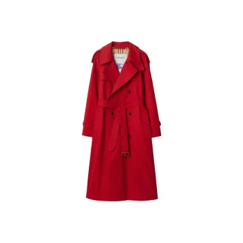 Burberry Castleford Trench Coat Women's Blackcurrant