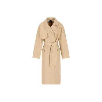 ARMANI EXCHANGEAE Trench Coat Women's Camel
