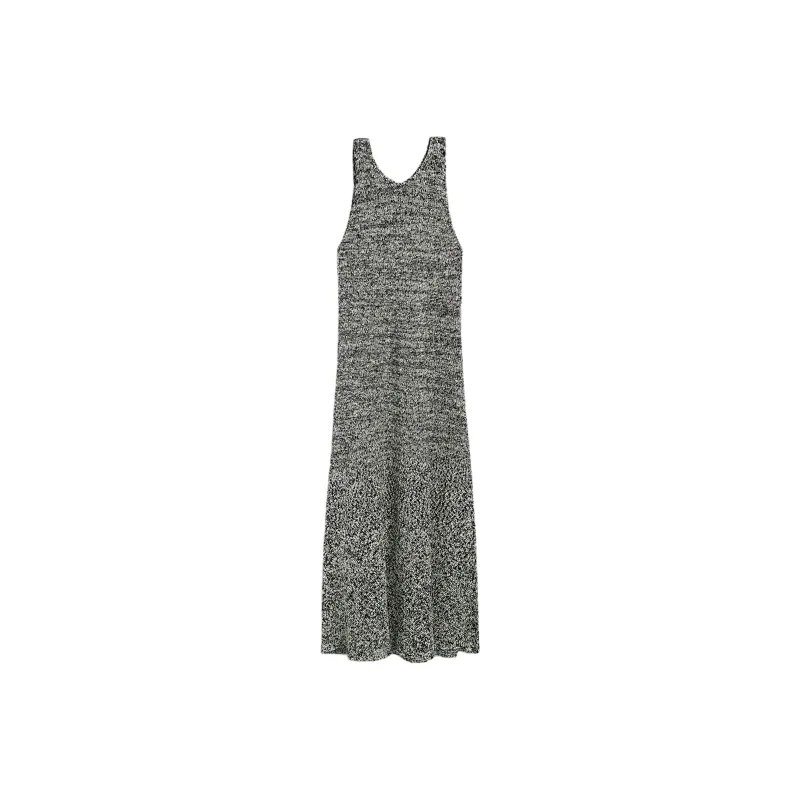 Massimo Dutti Slip Dress Women's White/Black-1