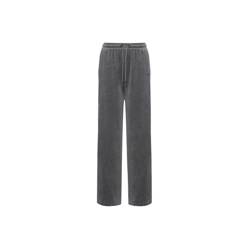 LI NING 1990 Classic Collection Casual Pants Women's Snow Gray-0