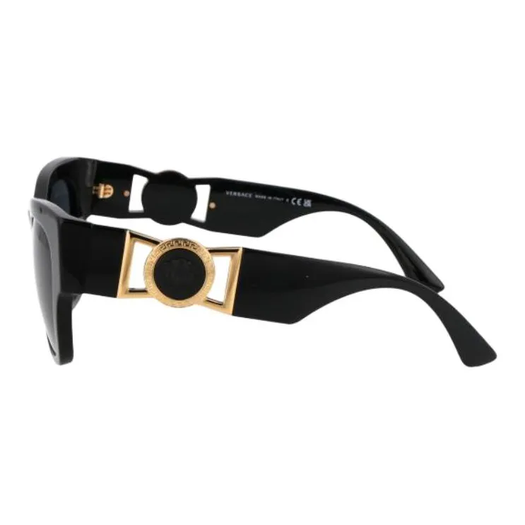 FANSIZHE Plastic Cat Eye Sunglasses Women's Black-2