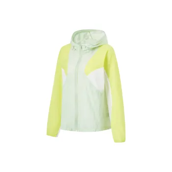 LiNing Fitness Series Sun Protection Clothing Women's Standard White Ice Green