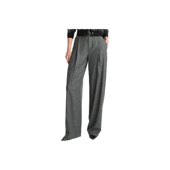 VINCE Checked Wide leg Trousers