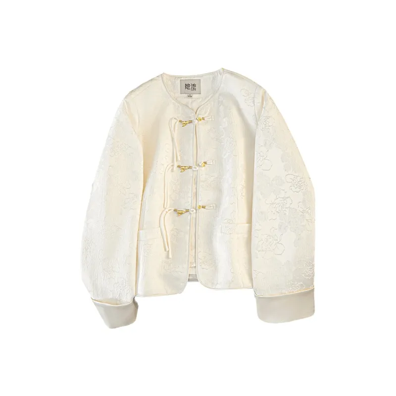 TOUCH Cropped Coat Women's Beige-0