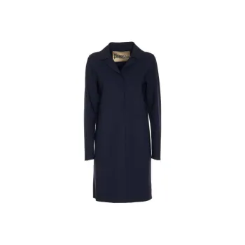 HERNO Single Breasted Long Sleeved Coat