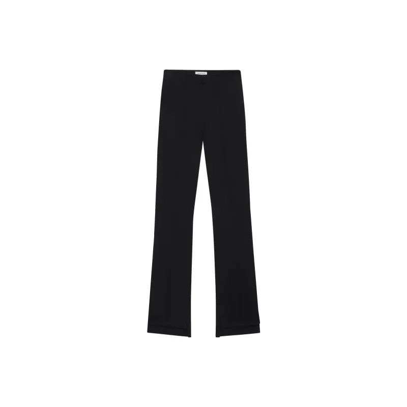 Anine Bing Lex Mid-rise Flared Trousers-0