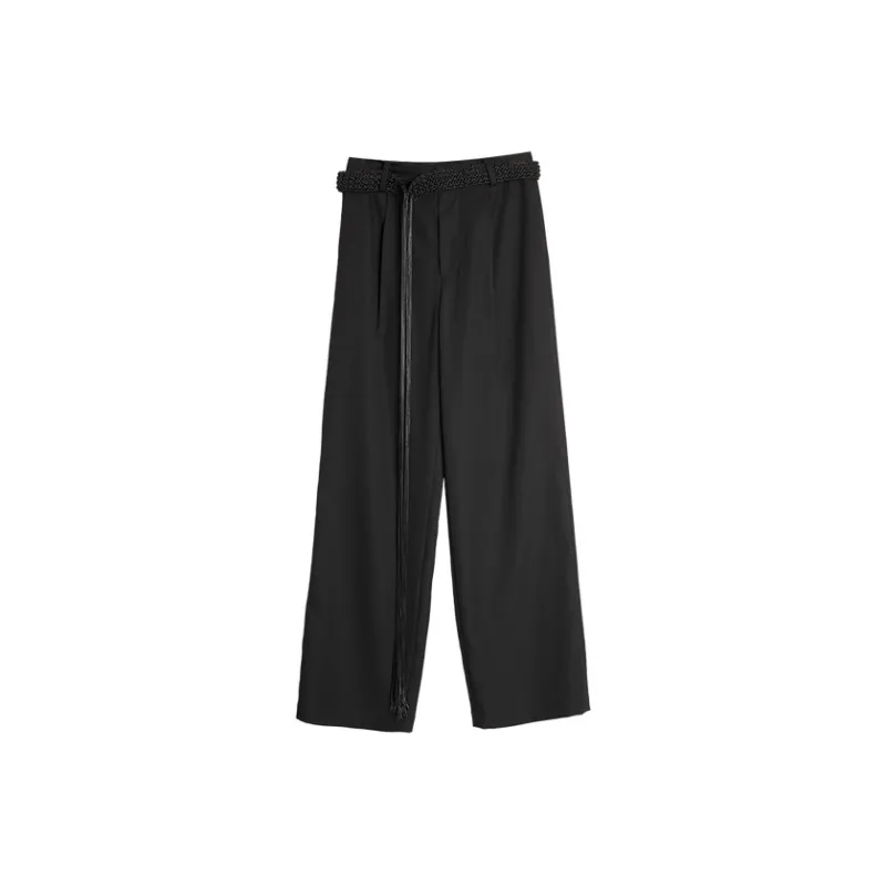 Xu Zhi X ELLE XU ZHI Collaboration Casual Pants Women's Black-0