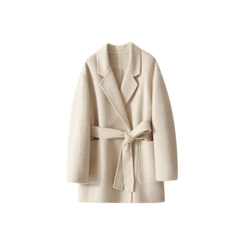 Kele Coco Coats Women's Ecru-0