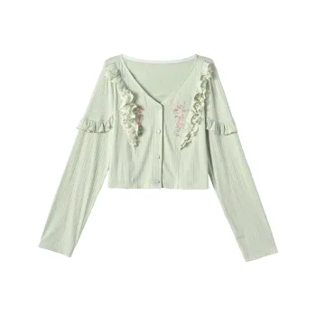 SNBL Coat Dream Flowers Women's Green