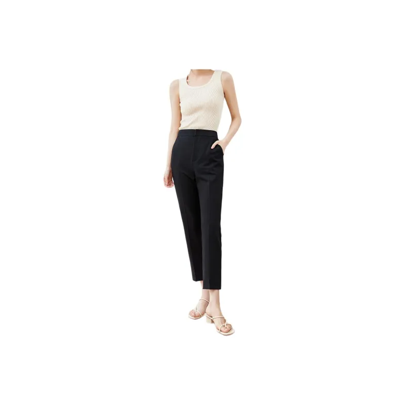 Mo Han Yi Mei Casual Pants Women's Black-0