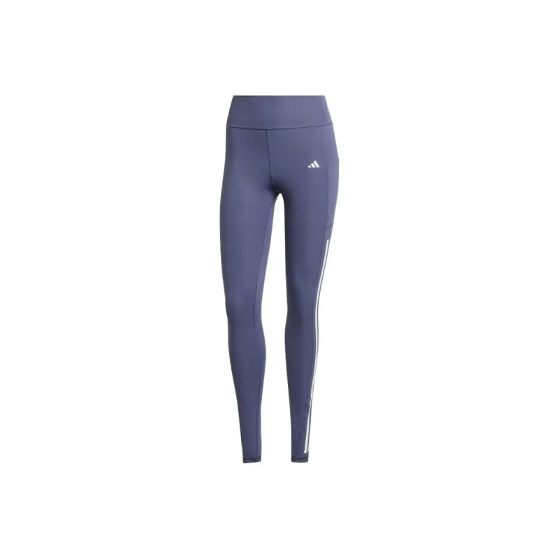 Adidas Free Shipping With AdiClub Optime 3 Stripes Full Length Leggings-0