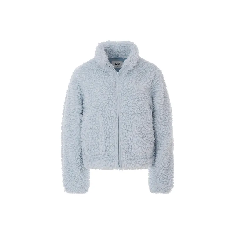 Lee Velvet feel Coat Women's Light Blue-0