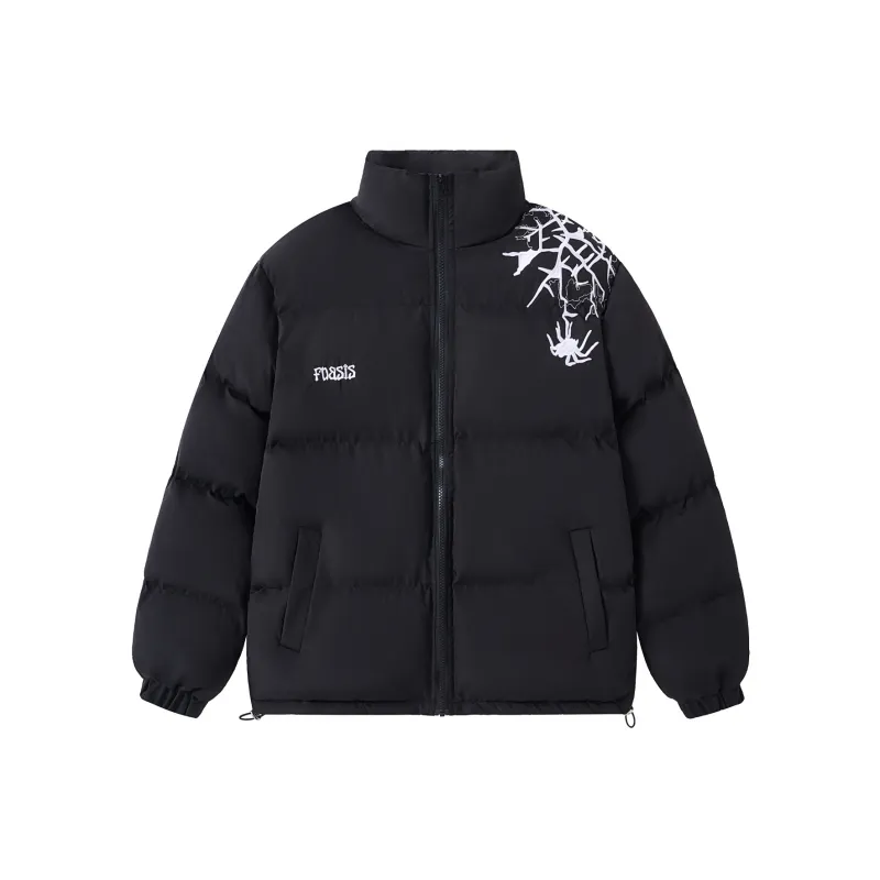 FOASIS Puffer Jacket Unisex Black-2