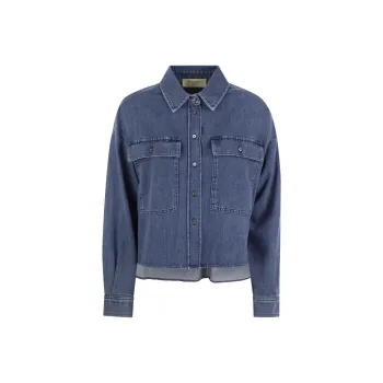 WEEKEND MaxMara Zemira Button Up Denim Shirt
