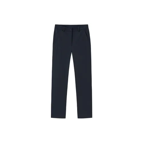 ANTA Champion All-Weather Series Casual Pants Women's Night Sea Black