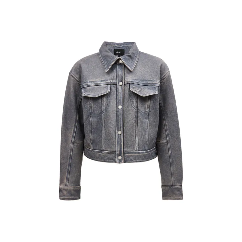 ONLY Leather Jackets Coats Women's-0