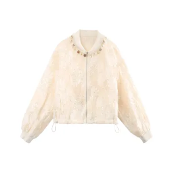 A Paradise For Awakening Cropped Coat Women's Beige