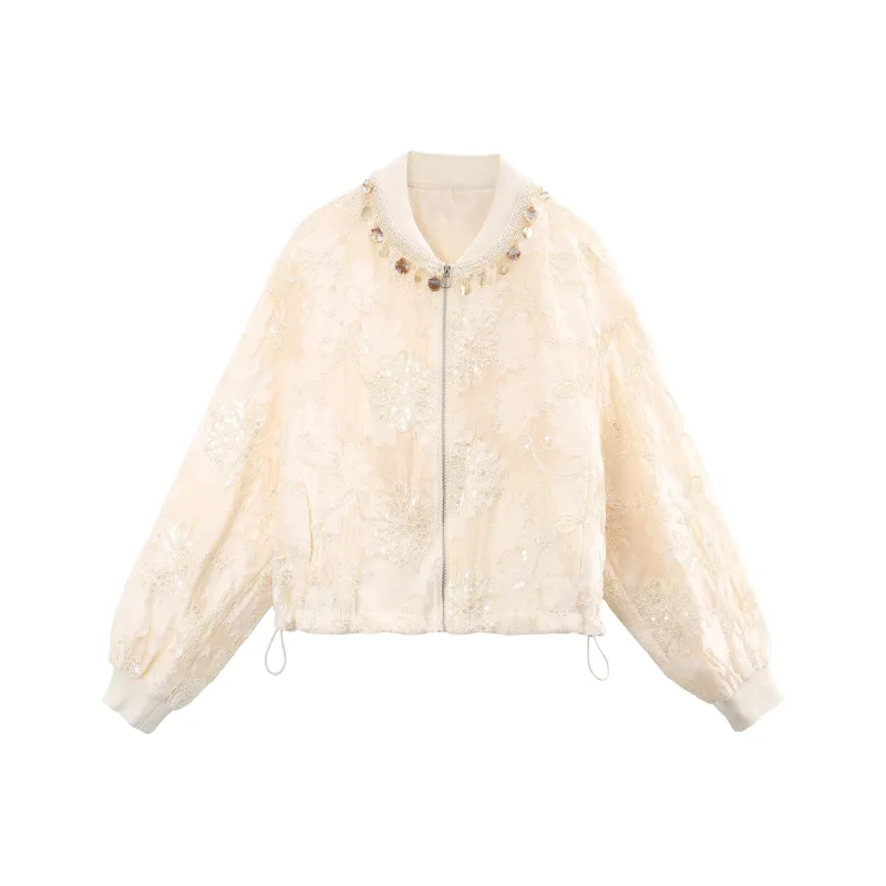 A Paradise For Awakening Cropped Coat Women's Beige-0