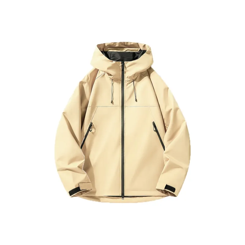 WJBS Outdoor Hiking Mountain Versatile Waterproof And Windproof Windbreaker Jacket Unisex-3