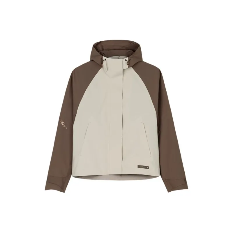 Anta Variety Training Collection Trench Coat Women's Naked Khaki/caramel Card-0
