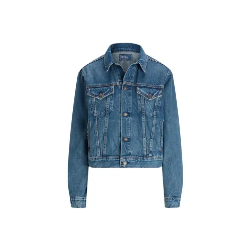 Polo Ralph Lauren Logn Sleeved Buttoned Denim Jacket
