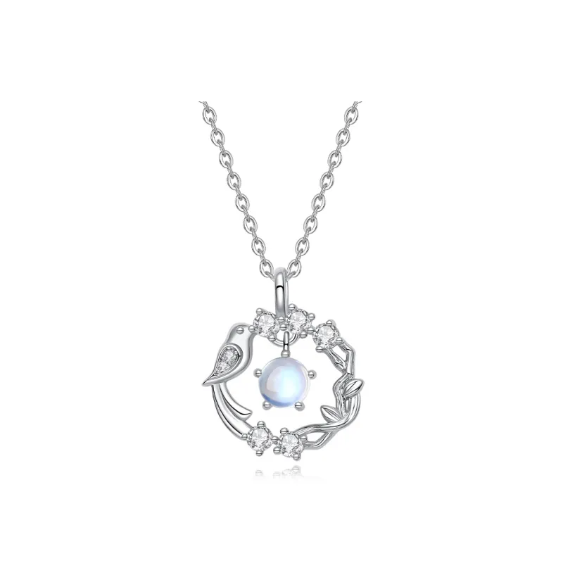 Treasure Flaws S999 Fine Silver Necklaces Women's Silver White-0