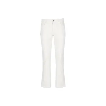 IFAY Logo Patch Mid Rise Cropped Jeans