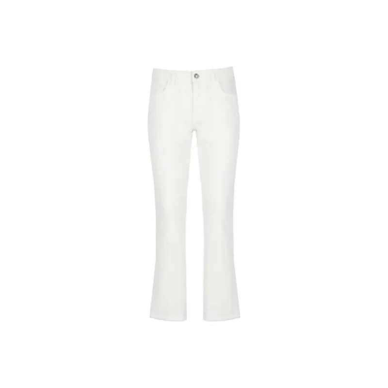 IFAY Logo Patch Mid Rise Cropped Jeans-0