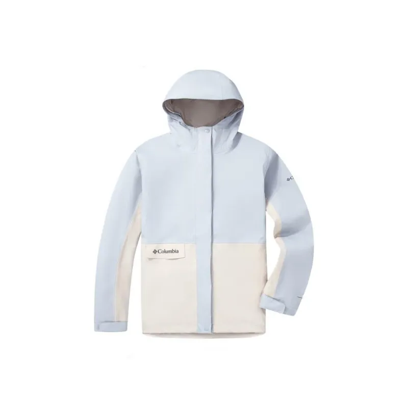 Columbia Outdoor Hiking Windproof Windbreaker Jacket Women's Blue-0
