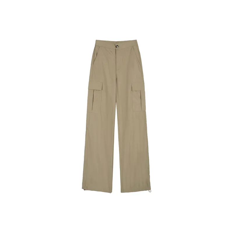 AHDO Casual Pants Women's Khaki Green-0