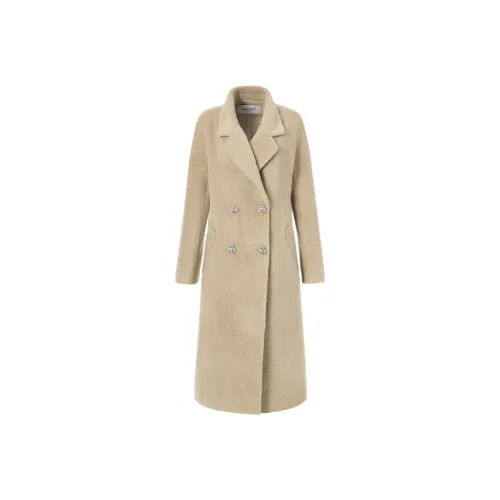 TAMMY TANGS Coats Women's Khaki