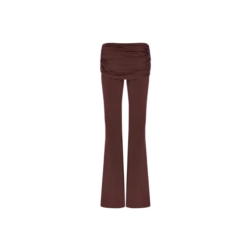 Miaou ALANA PANT Casual Pants Women's Burgundy-0