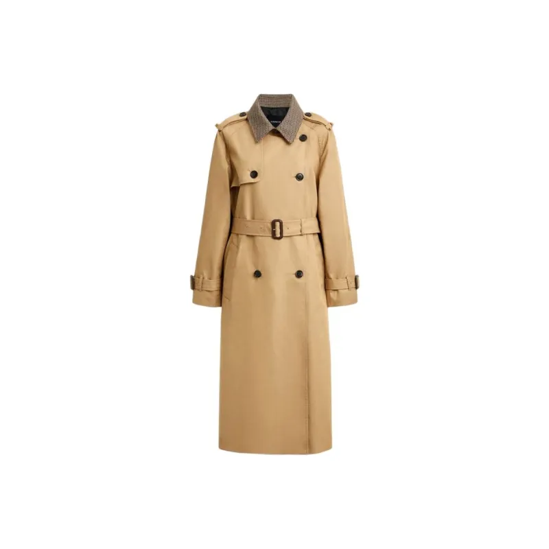 COACH Trench Coat Women's Khaki-0