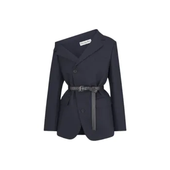DIOR Business Suit Coat Women's Marine Blue