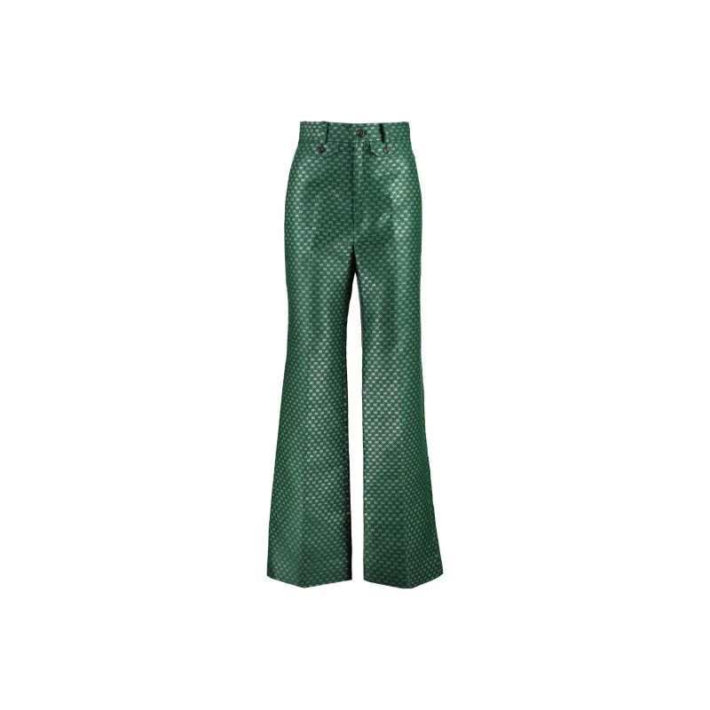 GUCCI SS23 Casual Pants Women's Green-0