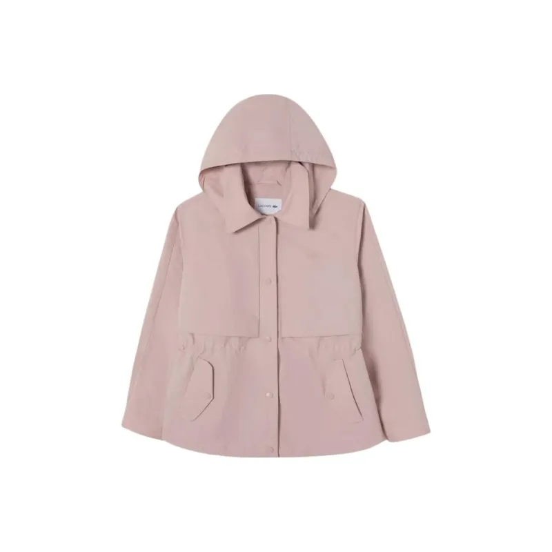 LACOSTE Trench Coat Women's Pink-0
