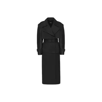 MACKAGE Trench Coat Women's Black