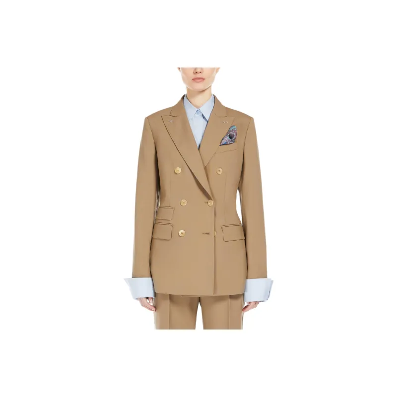 MaxMara Business Suits Coats Women's Hazelnut-0