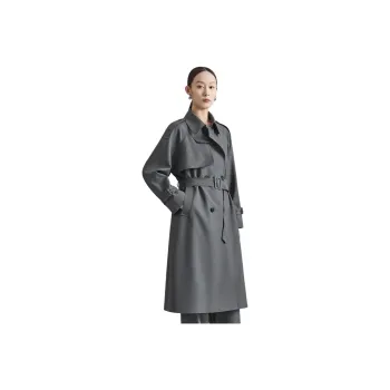 NAWEI Trench Coat Women's Dark Gray