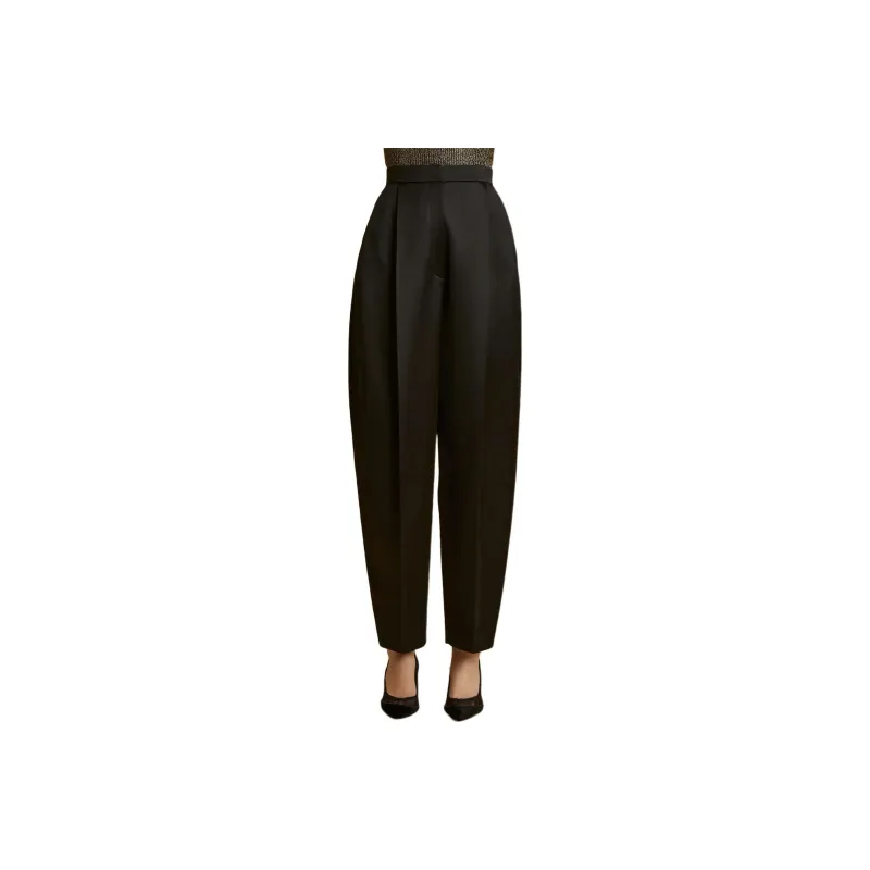 KHAITE PF24 THE ASHFORD PANT Casual Pants Women's BLACK/Black-0