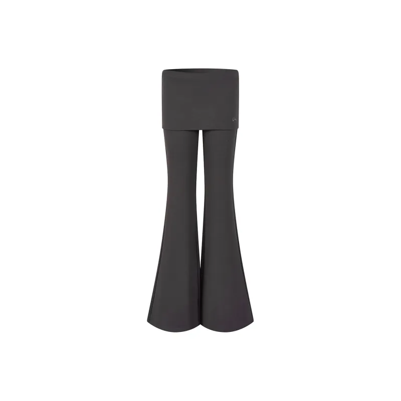 Heartboon Casual Pants Women's Dark Gray-0