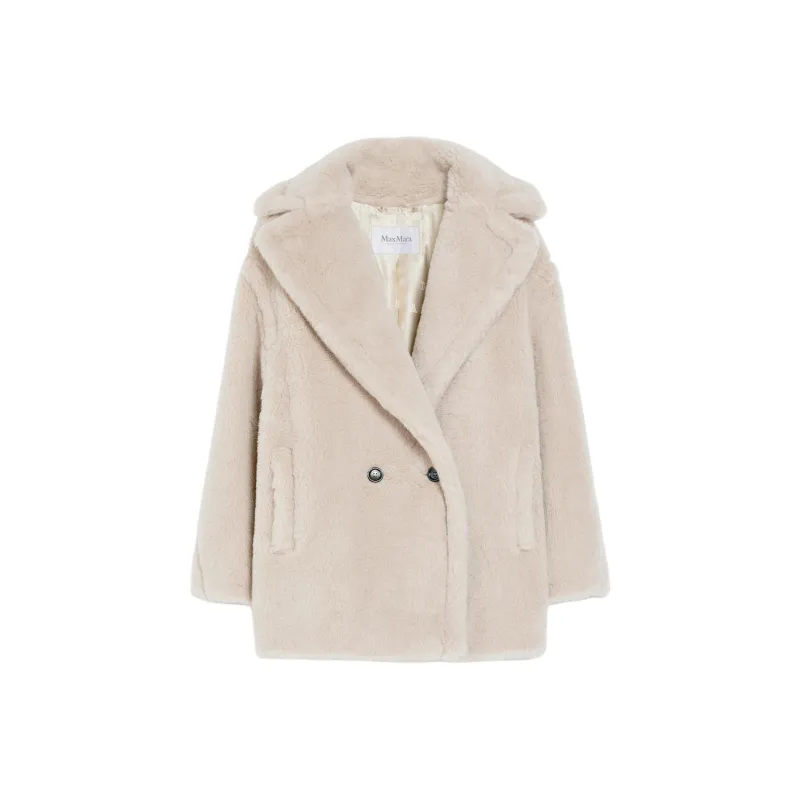 MaxMara Velvet feel Coat Women's Sand-0