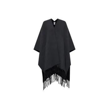 Brunello Cucinelli Fringed Edge Knitted Cape