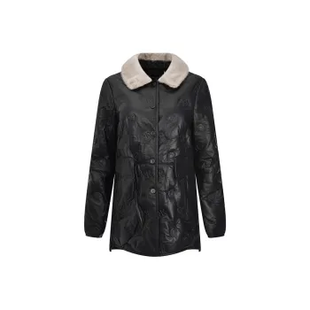 RARE Leather Jacket Women's Black